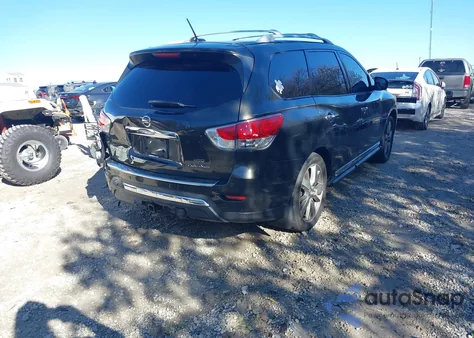 2015 Nissan Pathfinder Platinum из США, поврежденный, VIN 5N1AR2MMXFC643896